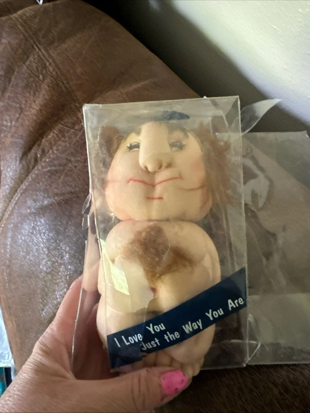 Vintage I love you the way you are doll
